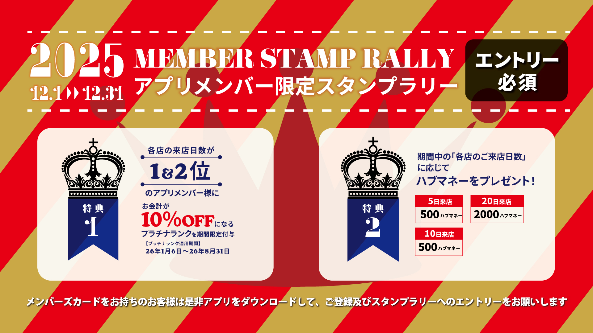 2025年 アプリメンバーラリー