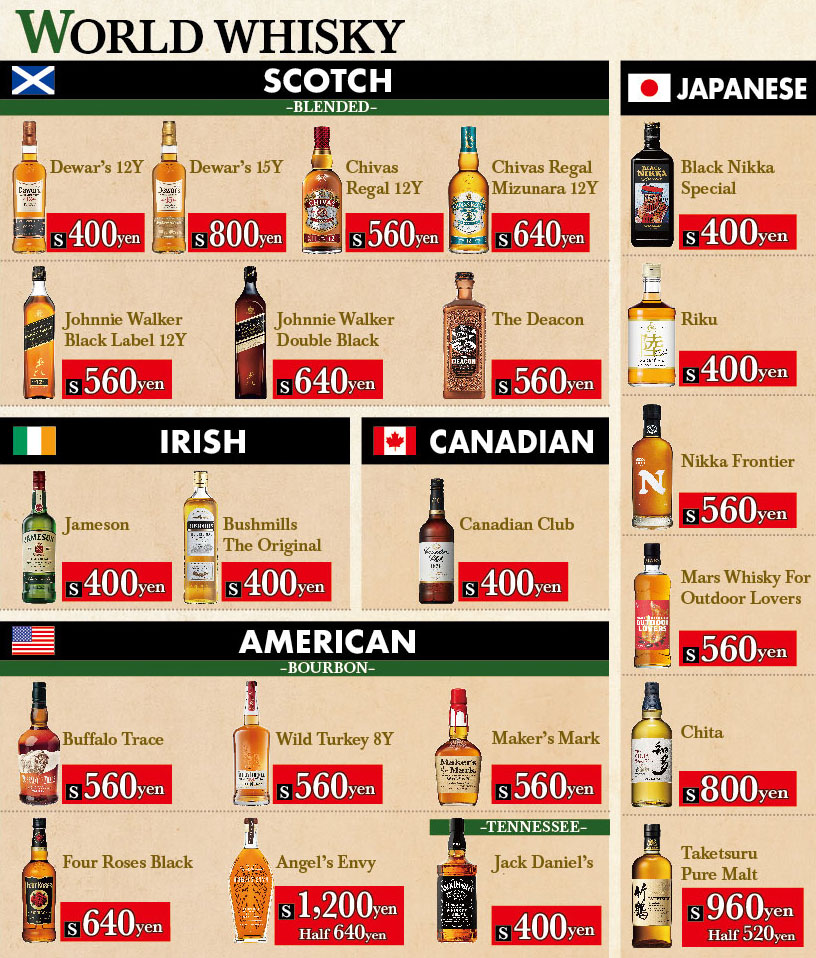 ドリンクメニュー4