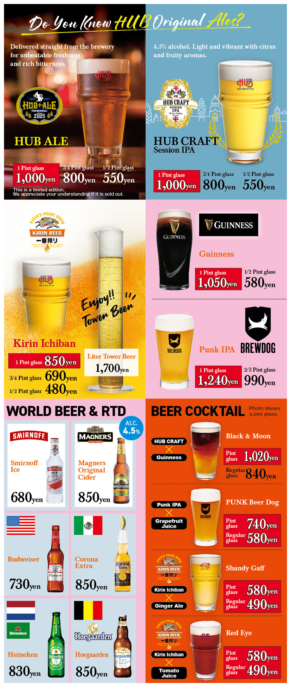 ドリンクメニュー1