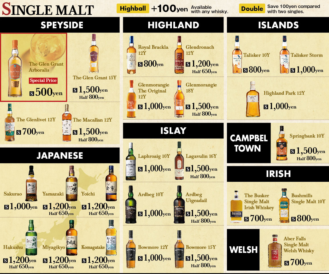 ドリンクメニュー5