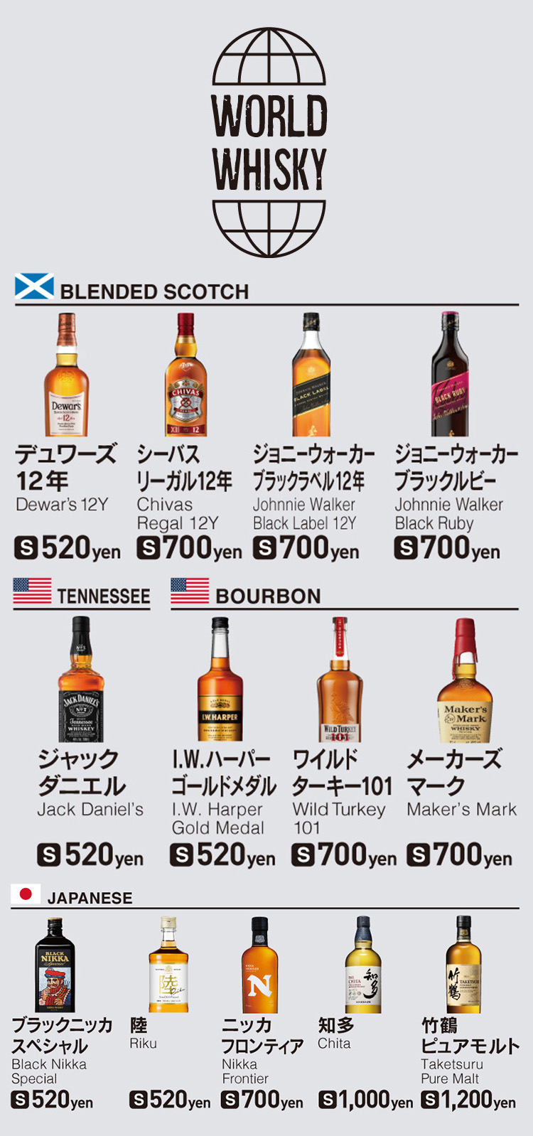 ドリンクメニュー６