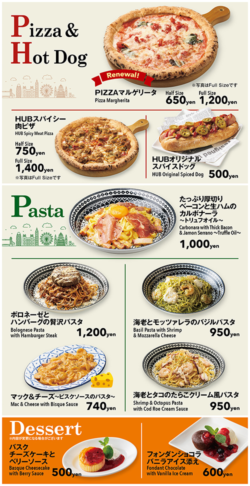 フードメニュー２