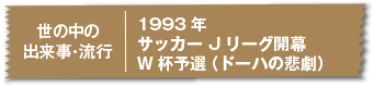 1993年サッカー Jリーグ開幕