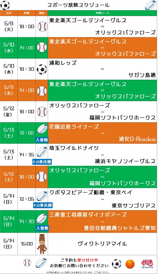 8月スポーツ放映スケジュール-1
